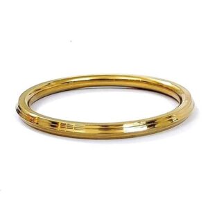 gold plated stainless steel bangel